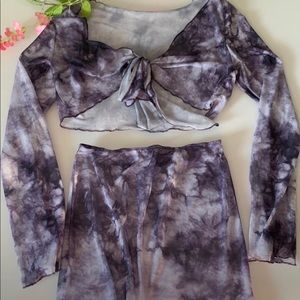 purple Cover Up Set